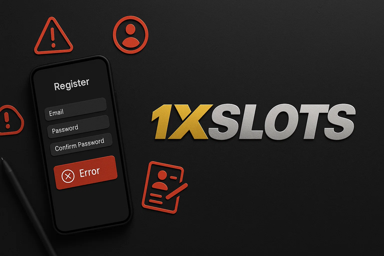 Errores comunes al registrarse en 1xSlots